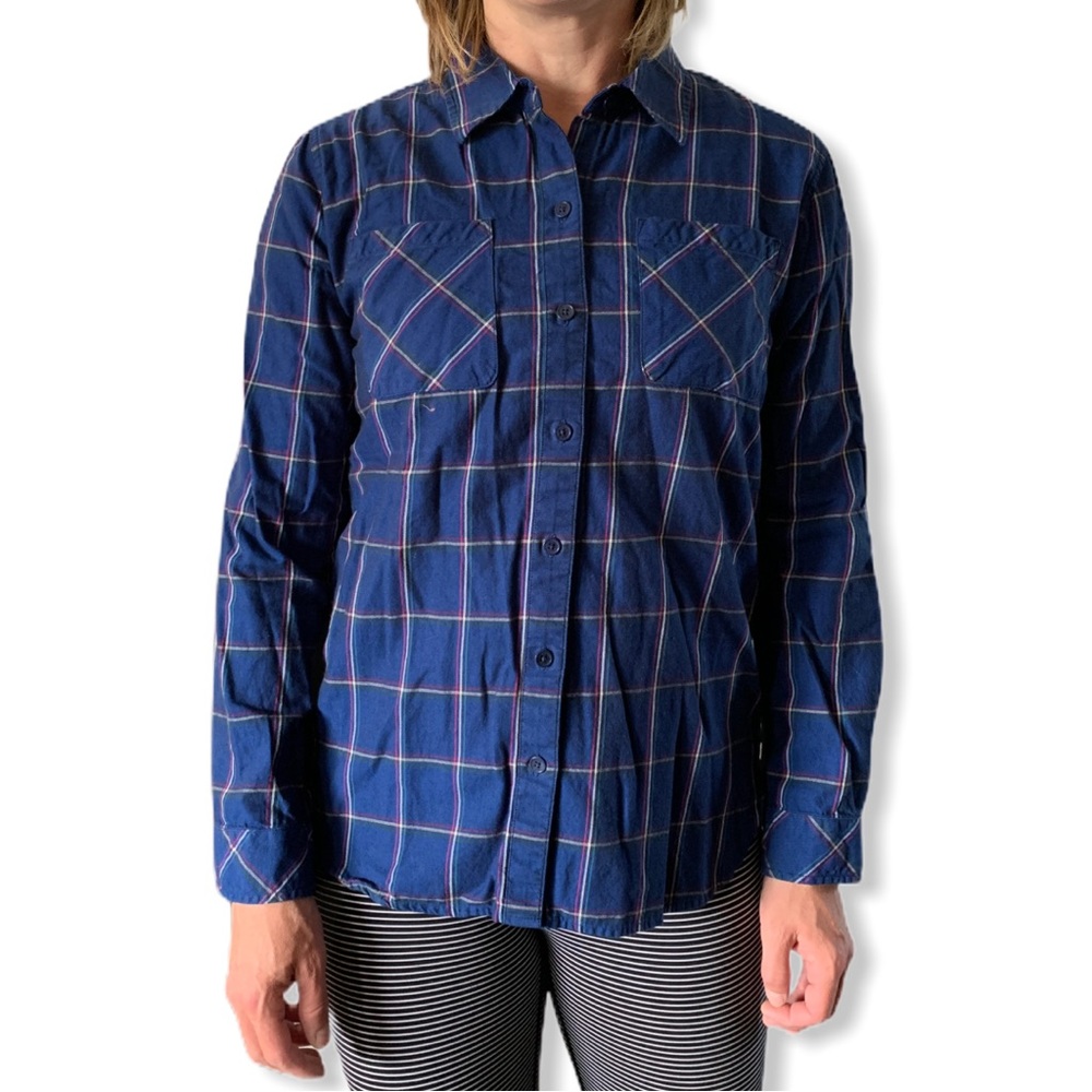 UNITED BY BLUE ORGANIC PLAID SHIRT